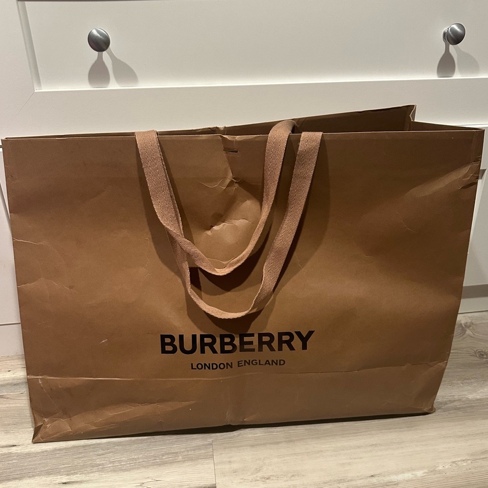 Burberry shopping bag for sale